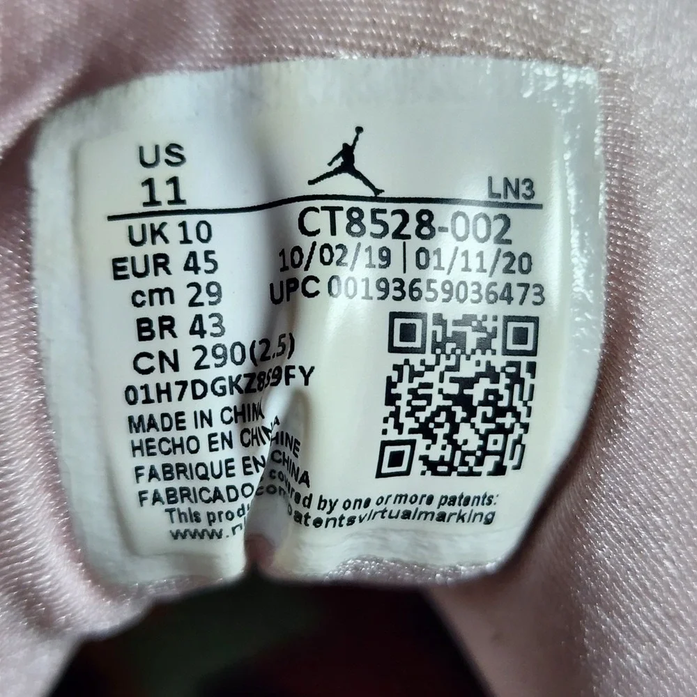 Air‎ Jordan 7 Retro SE Hare 2.0 Neutral Grey Pink Pony Hair CT8528-002 Mens 11